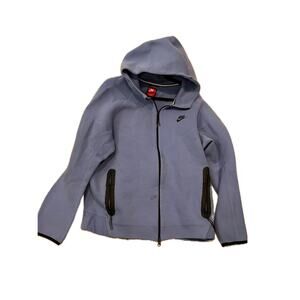 Nike Lavender Blue Zip Up Hoodie Sweatshirt - Size XL